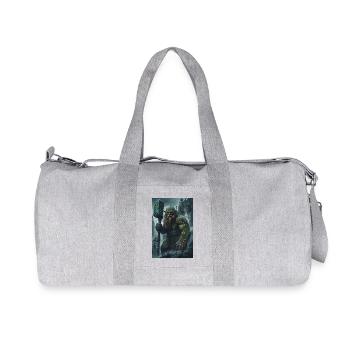 Riese Mythologie Giant Geschenk - Recycelte Canvas-Sporttasche von Stanley/Stella - Grau meliert - Vorne