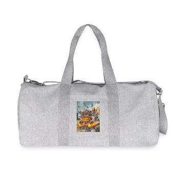 Men's Day Saying Beer Gift - Recycled Canvas Sports Bag by Stanley/Stella - heather grey - Front