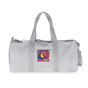 Vierge Horoscope Cadeau d’anniversaire - Sac de sport en toile recyclée Stanley/Stella - gris chiné - Devant