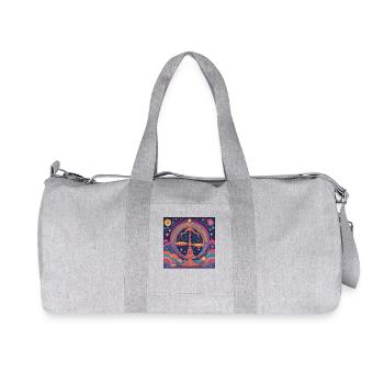 Balance Anniversaire Astrologie Cadeau - Sac de sport en toile recyclée Stanley/Stella - gris chiné - Devant