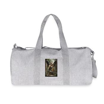 Warrior Mythology Myth Gift - Recycled Canvas Sports Bag by Stanley/Stella - heather grey - Front