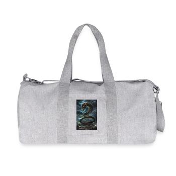 Basilisk Mythology Myth Gift - Recycled Canvas Sports Bag by Stanley/Stella - heather grey - Front