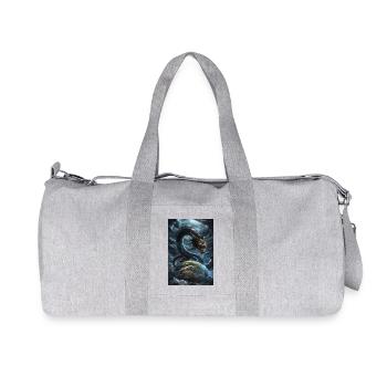 Basilisk Mythology Myth Gift - Recycled Canvas Sports Bag by Stanley/Stella - heather grey - Front