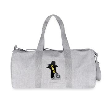 Dämonischer Vogel - Recycelte Canvas-Sporttasche von Stanley/Stella - Grau meliert - Vorne