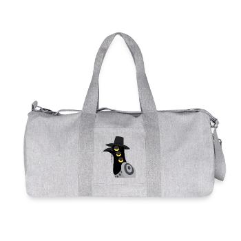 Dämonischer Vogel skeptisch - Recycelte Canvas-Sporttasche von Stanley/Stella - Grau meliert - Vorne