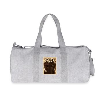Two women in the rain vintage style - Recycled Canvas Sports Bag by Stanley/Stella - heather grey - Front