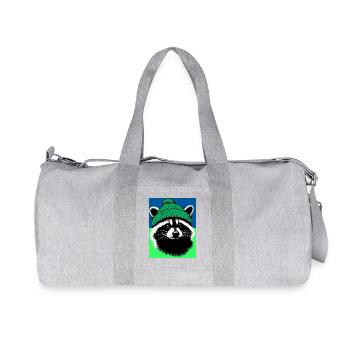 Raton laveur - Sac de sport en toile recyclée Stanley/Stella - gris chiné - Devant