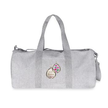 Halskette  - Recycelte Canvas-Sporttasche von Stanley/Stella - Grau meliert - Vorne
