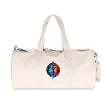 Feuer Eis Drachenschwert - Recycled Canvas Sports Bag by Stanley/Stella - natural - Front