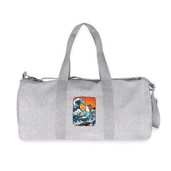 Möwe Eis Kawaii - Recycled Canvas Sports Bag by Stanley/Stella - heather grey - Front