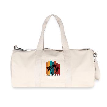 Summer Vibes - Recycled Canvas Sports Bag by Stanley/Stella - natural - Front