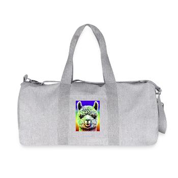 Alpaga - Sac de sport en toile recyclée Stanley/Stella - gris chiné - Devant