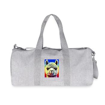 Alpaca - Recycled Canvas Sports Bag by Stanley/Stella - heather grey - Front