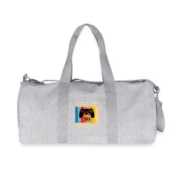 Niveau 30 Debloque T-Shirt Cadeau Humour - Sac de sport en toile recyclée Stanley/Stella - gris chiné - Devant