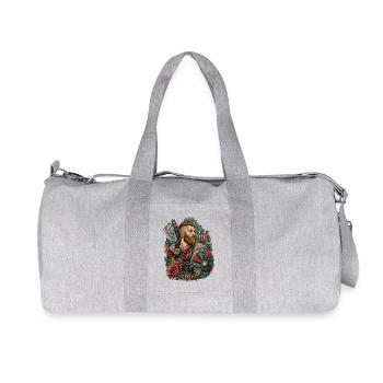 Sohn Odins - Recycelte Canvas-Sporttasche von Stanley/Stella - Grau meliert - Vorne