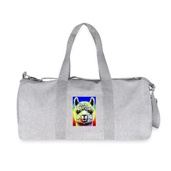 Alpaca - Recycled Canvas Sports Bag by Stanley/Stella - heather grey - Front