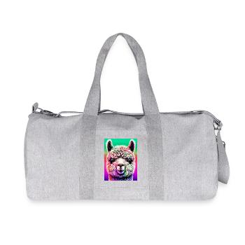 Alpaca - Recycled Canvas Sports Bag by Stanley/Stella - heather grey - Front