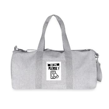 Ajouter du Temps S'il Plaît - Sac de sport en toile recyclée Stanley/Stella - gris chiné - Devant