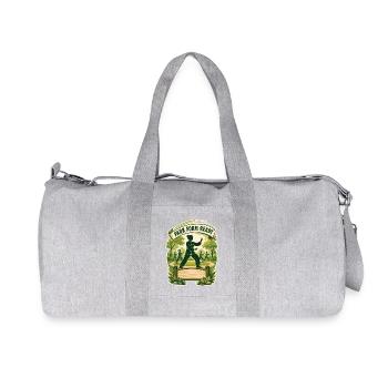 PARK FORM READY - Recycelte Canvas-Sporttasche von Stanley/Stella - Grau meliert - Vorne