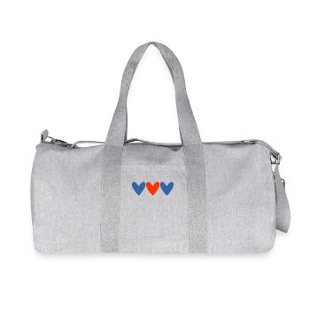 PAAR. ICH HABE GERADE GEHEIRATET. Junggesellinnenabschied. VALENTINSTAG. MARIES - Recycelte Canvas-Sporttasche von Stanley/Stella - Grau meliert - Vorne