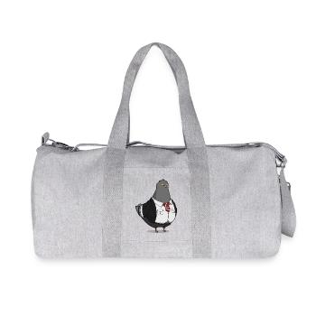 Pigeon - Recycled Canvas Sports Bag by Stanley/Stella - heather grey - Front