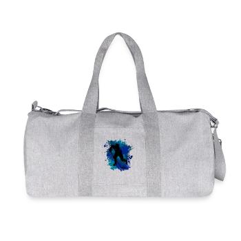 Ice hockey player - Recycled Canvas Sports Bag by Stanley/Stella - heather grey - Front
