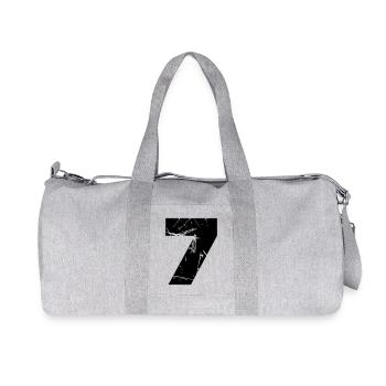 7 - Recycelte Canvas-Sporttasche von Stanley/Stella - Grau meliert - Vorne