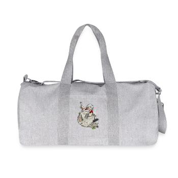Felsgeschmack - Recycelte Canvas-Sporttasche von Stanley/Stella - Grau meliert - Vorne