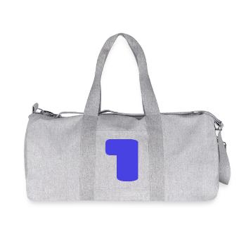 1 AN. 1er ANNIVERSAIRE. ANNIVERSAIRE 1 AN - Sac de sport en toile recyclée Stanley/Stella - gris chiné - Devant