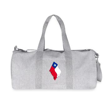 drapeau Chili - Sac de sport en toile recyclée Stanley/Stella - gris chiné - Devant
