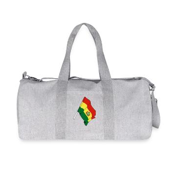 Drapeau de la Bolivie - Sac de sport en toile recyclée Stanley/Stella - gris chiné - Devant