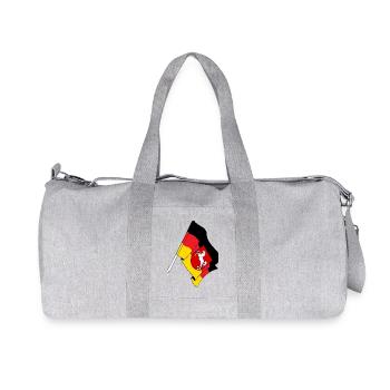 Drapeau Basse-Saxe - Sac de sport en toile recyclée Stanley/Stella - gris chiné - Devant
