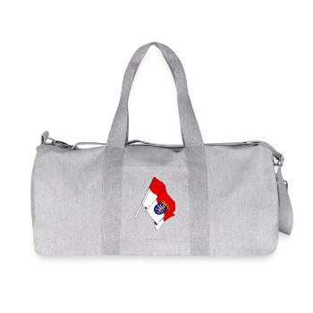 Flag of Hesse - Recycled Canvas Sports Bag by Stanley/Stella - heather grey - Front