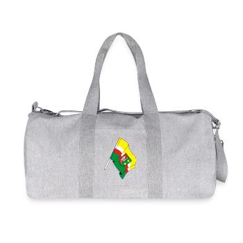 Drapeau : Lubusz Pologne - Sac de sport en toile recyclée Stanley/Stella - gris chiné - Devant