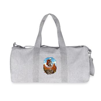 Squelettes Randonnée / Alpiniste Squelette - Sac de sport en toile recyclée Stanley/Stella - gris chiné - Devant