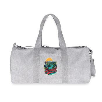 Vallée de l’Isar en Haute-Bavière - Sac de sport en toile recyclée Stanley/Stella - gris chiné - Devant