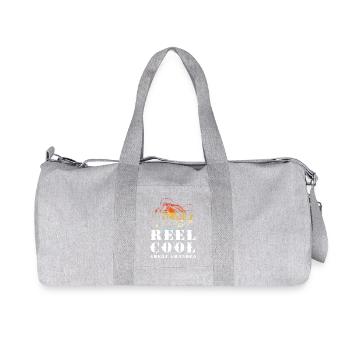 Opa Großvater Enkel Enkelkind Opi - Recycelte Canvas-Sporttasche von Stanley/Stella - Grau meliert - Vorne