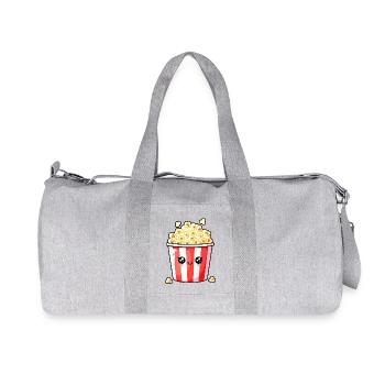 Seau à pop-corn Kawaii - Sac de sport en toile recyclée Stanley/Stella - gris chiné - Devant