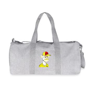 Bonnet de la Rebelle de la rue des singes - Sac de sport en toile recyclée Stanley/Stella - gris chiné - Devant