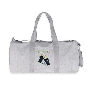 Sláinte - Irish toast & dark beer - Recycled Canvas Sports Bag by Stanley/Stella - heather grey - Front