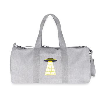 Sci-Fi UFO invitation - Recycled Canvas Sports Bag by Stanley/Stella - heather grey - Front