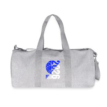 Basketball Master Edition 2026 in Blue White - Recycled Canvas Sports Bag by Stanley/Stella - heather grey - Front