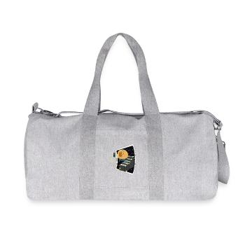 NOMBRIL POUR SELFIE - Sac de sport en toile recyclée Stanley/Stella - gris chiné - Devant
