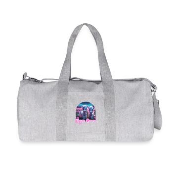 Two Cute Ponies - Magic Queen - Recycled Canvas Sports Bag by Stanley/Stella - heather grey - Front