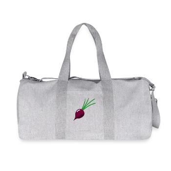 Turnip - Illustration - Recycled Canvas Sports Bag by Stanley/Stella - heather grey - Front