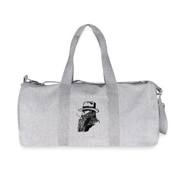 Agent Mafia Design - Recycelte Canvas-Sporttasche von Stanley/Stella - Grau meliert - Vorne