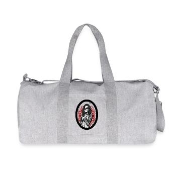 Women with tattoo - Sac de sport en toile recyclée Stanley/Stella - gris chiné - Devant
