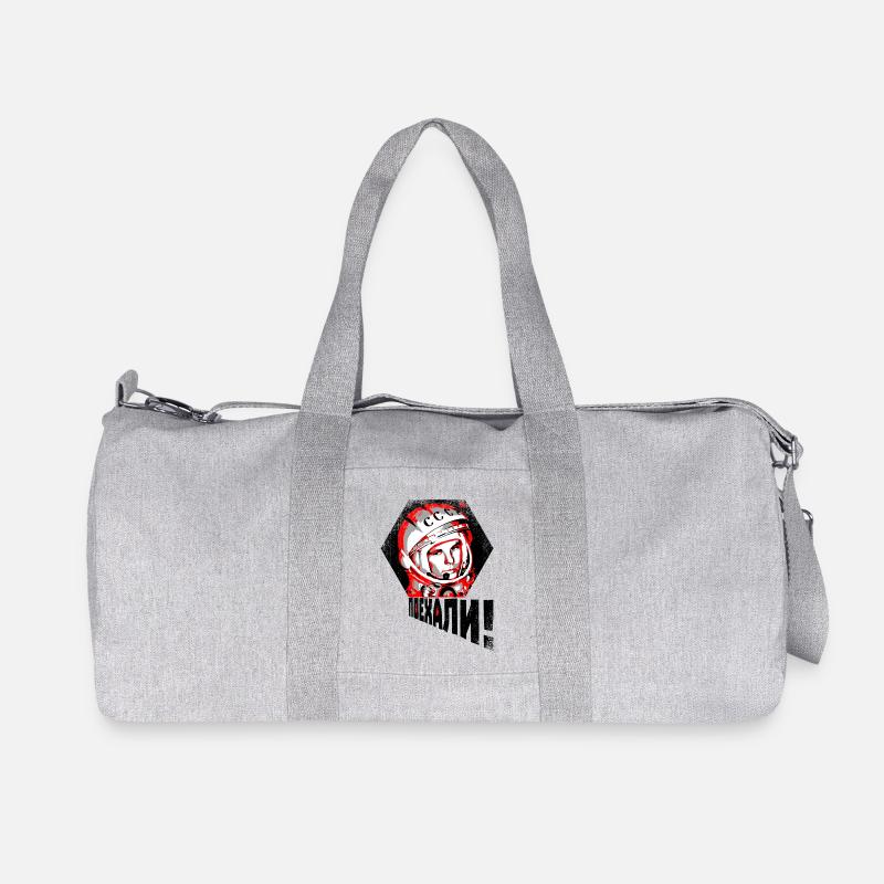 Gagarin - LET'S GO! - Recycelte Canvas-Sporttasche von Stanley/Stella - Grau meliert