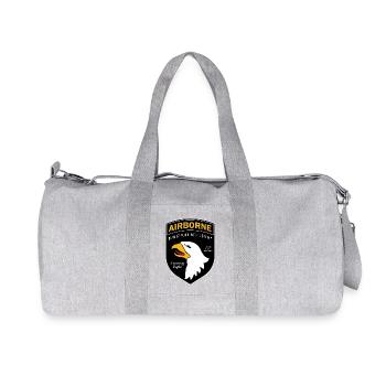 101st Airborne  - Sac de sport en toile recyclée Stanley/Stella - gris chiné - Devant