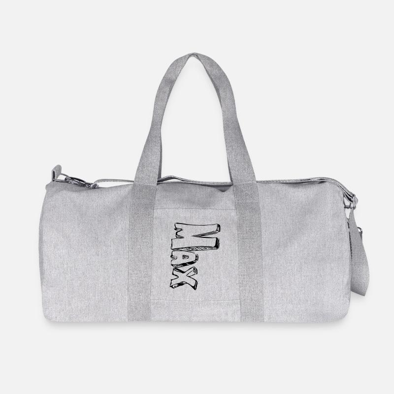 Max - Recycelte Canvas-Sporttasche von Stanley/Stella - Grau meliert